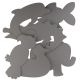 Card Shapes Animals - pack of 24