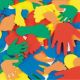 Foam Feet & Hands Assorted - pack of 180 - STC102HF