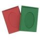 Greeting Card Red & Green 18 x 2 Colours - pack of 36 - STF65